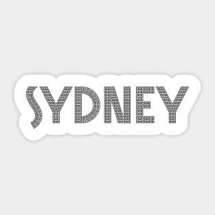 Sydney Sticker